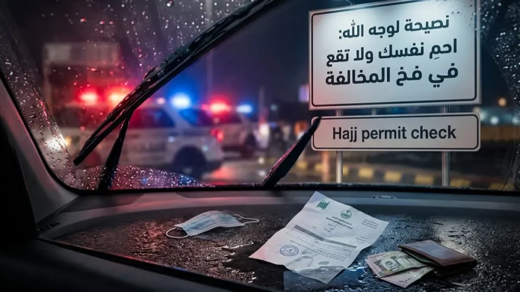 Hajj permit fines