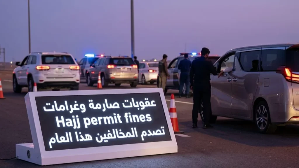 Hajj permit fines