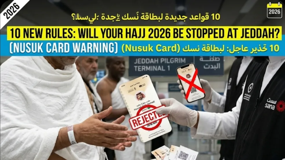 Nusuk Card Mandatory for Hajj 2026